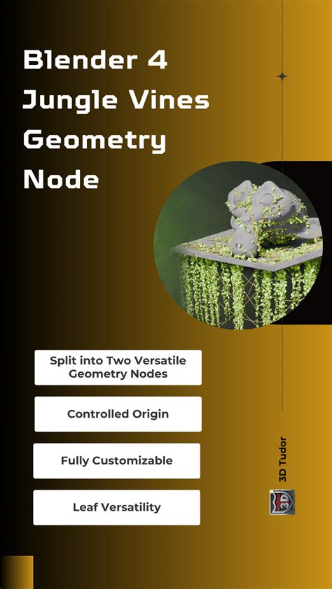 Blender 4 Jungle Vines Geometry Node