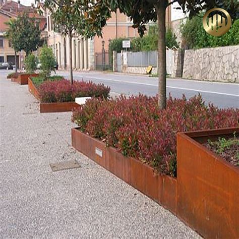 Simple Corten Steel Rusty Metal Garden Lawn Border Edging China