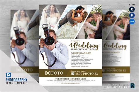 Wedding Photography Services Flyer Gr Fico Por Psdpixel Creative Fabrica