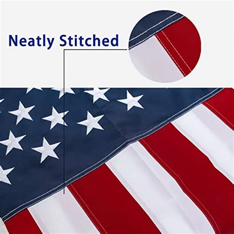 Fan Desen American Flag 3x5 Ft Heavy Duty Polyester Waterproof Usa Flag Deluxe Embroidered Stars