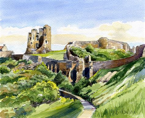 Scarborough Castle – Neil Pearson Illustration