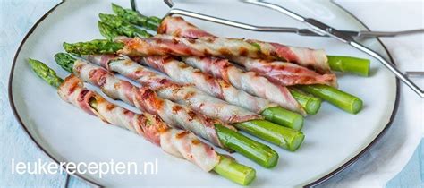 Groene Asperges Van De Bbq Met Spek Leukerecepten