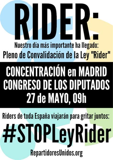 Repartidores Se Manifiestan Contra La Ley Rider SafeShopping News