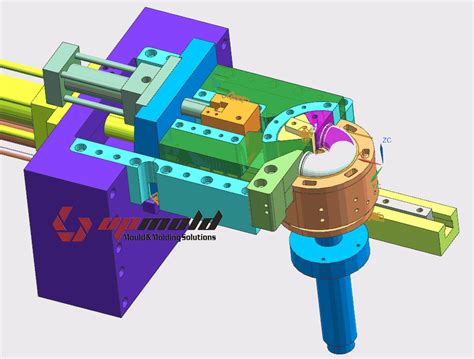 Injection Molding Mold Design For Elbow Plastic Parts Upmold