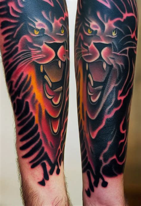 Roaring Lion Tattoo – AI Art Gallery