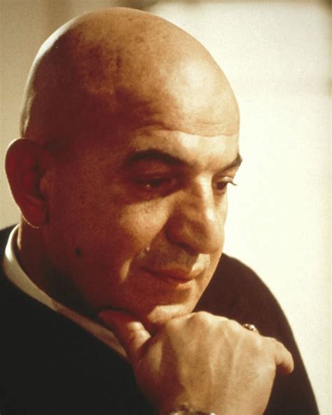 Telly Savalas In Kojak In Thoughtful Mood As Theo Kojak In Thoughtful