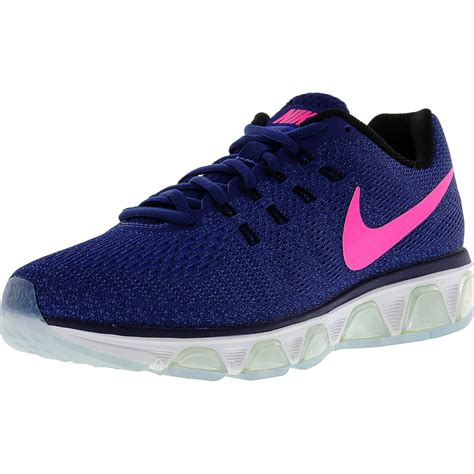 Nike Women's Air Max Tailwind 8 Deep Royal Blue / Pink Blast-Racer Blue-Black Ankle-High Mesh ...