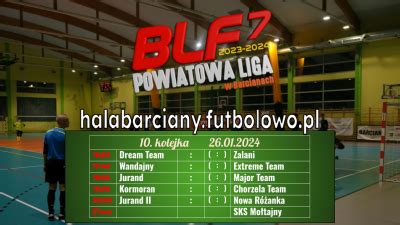 Barciańska Liga Futsalu Liga Powiatowa strona rozgrywek