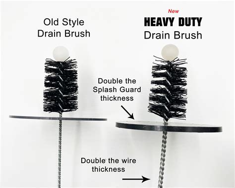 Commercial Heavy Duty Drain Cleaning Brush for 2 inch Drains with ...