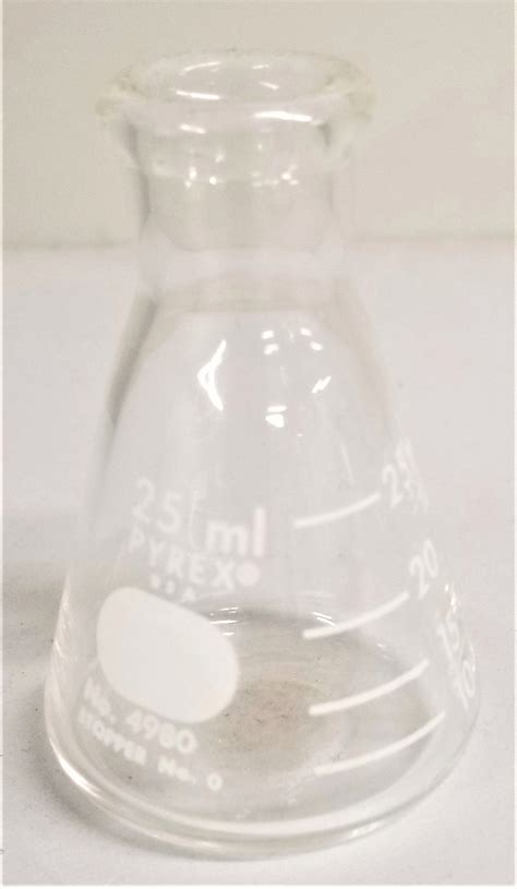 Used Corning PYREX 4980 Kimble KIMAX 26500 Narrow Mouth Erlenmeyer