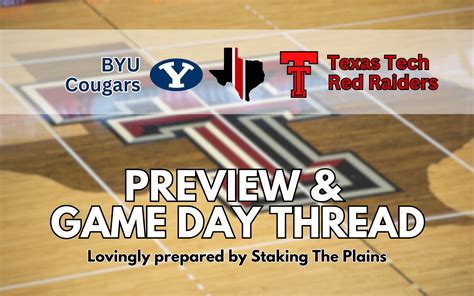 Preview And Game Day Thread Byu Vs Texas Tech Big 12 Championship