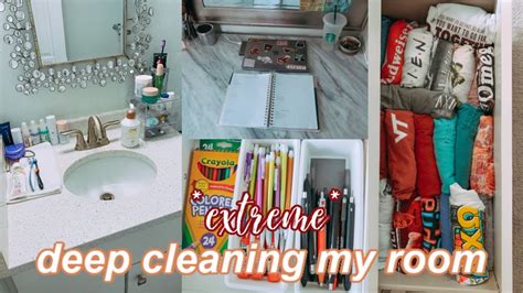 Extreme Deep Cleaning My Room Organizing And Decluttering Youtube