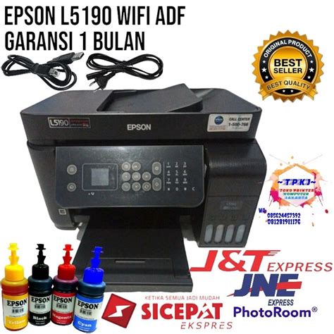 Jual PRINTER EPSON L5190 ALL IN ONE PRINT SCAN COPY ADF WIFI SECOND