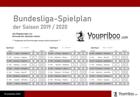 Bundesliga Spielplan News Now Way