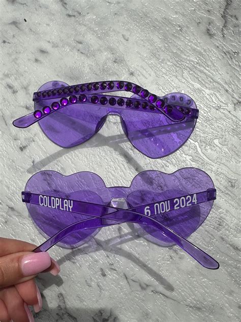 Coldplay Concert Glasses Framedstyles