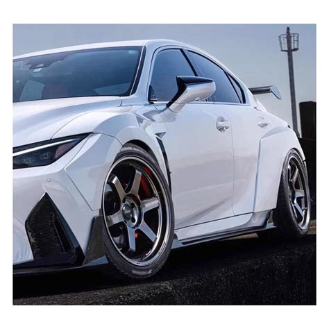 Lexus Is For 2021 2022 Modified With True Carbon Fiber Front And Rear Lip Side Skirts Art Full