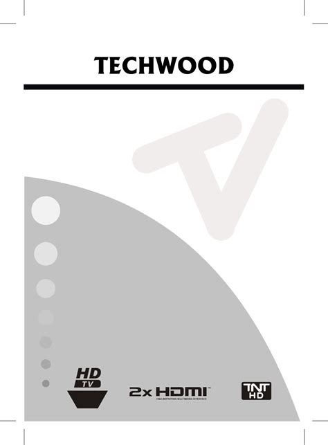 Mode D Emploi Techwood L Fhd Fran Ais Des Pages