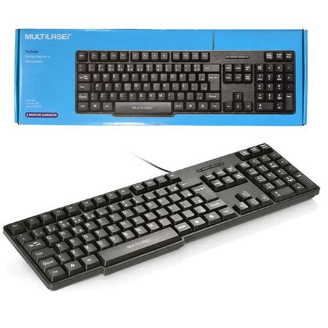 Teclado Multilaser Slim Usb Preto Tc Teclado Magazine Luiza