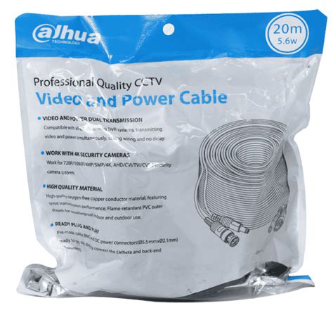 Dahua Dh Pfm I Cable Armado De Metros Para Video Y Energ A