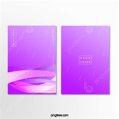 Purple Fluid Book Cover Design Template Download on Pngtree