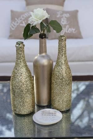 Las Mejores Ideas Para Decorar Botellas Con Glitter