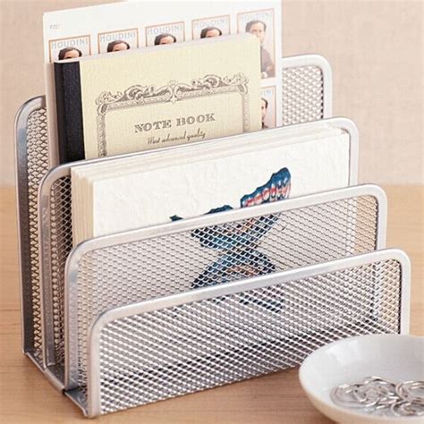 Metalen Kantoor Mesh Bin Desk Organiser Set Brie Grandado