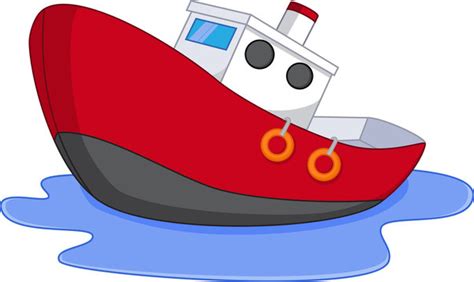 Clipart Cartoon Boat