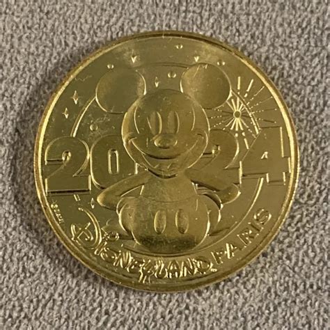 MÉDAILLE MONNAIE DE Paris Disneyland 2024 Euro Disney Medal Mickey