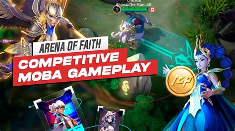 Arena Of Faith Competitive MOBA Gameplay MOBA YouTube