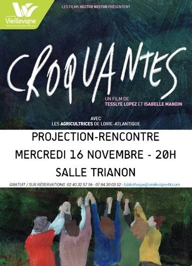 Projection Rencontre Film Documentaire Croquantes Loire Atlantique