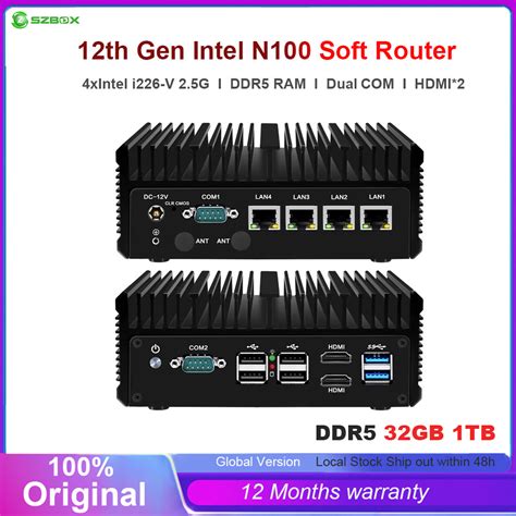 Th Gen Firewall Pc Soft Router Intel N X G I V Lan Ddr