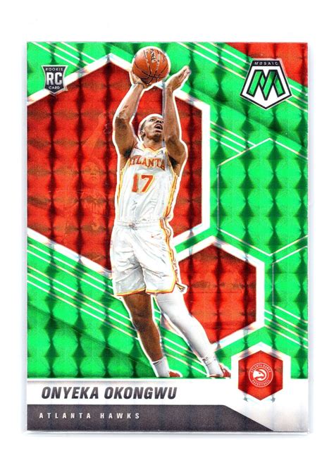 2020 21 Panini Mosaic Basketball 225 Onyeka Okongwu RC Green Mosaic