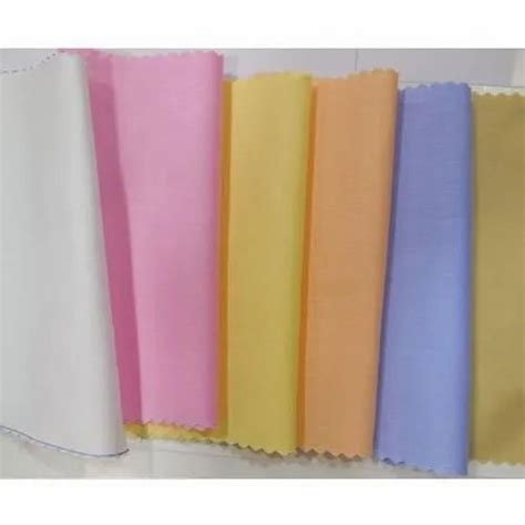 36 58 Polyester Cotton Plain Shirting Fabric GSM 100 120 Packaging