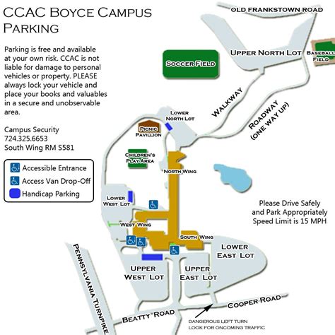 Ccac Allegheny Campus Map Map Of New Hampshire