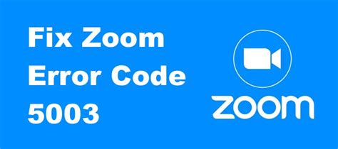 zoom error code   ways  fix