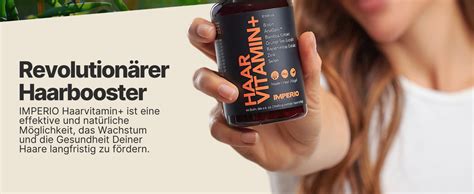 IMPERIO Haarvitamin Haar Vitamine Hochdosiert Mit AnaGain Biotin