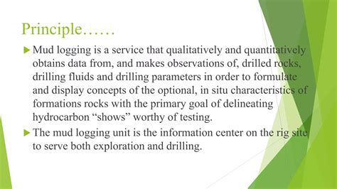 Mud Logging PPT