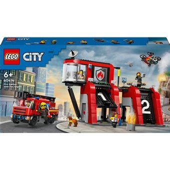 LEGO City 60414 La Caserne Et Le Camion De Pompiers Lego Achat