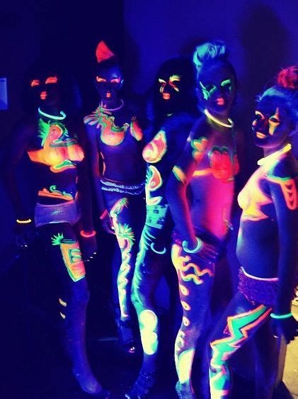 Glow In The Dark Body Paint Ideas