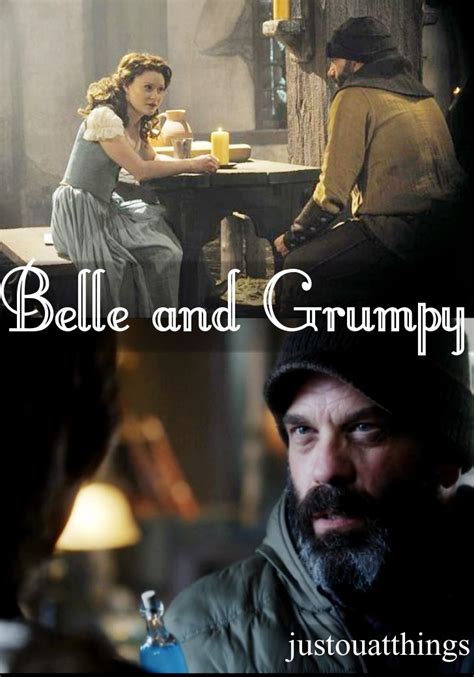 Belle And Grumpy Ouat Justouatthings Ive Always Found Their Friendship Very Cute And Sweet