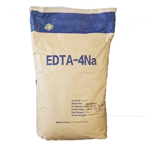 Industrial Grade Sodium Edetate EDTA 4na EDTA 4na And Sodium Edetate