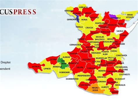 Harta JudeŢului ConstanŢa Iată Lista Cu Noii Primari După Alegeri