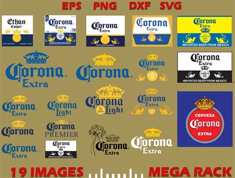 19 Corona Extra Beer Logo Svg Bundle Silhouette Cut Etsy