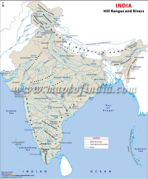 Mountains India Map - Share Map