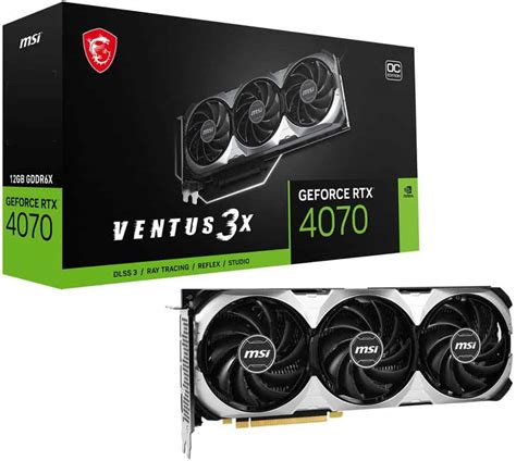 Cheapest RTX 4070 Deal Is MSI Ventus 3X OC GPU WePC