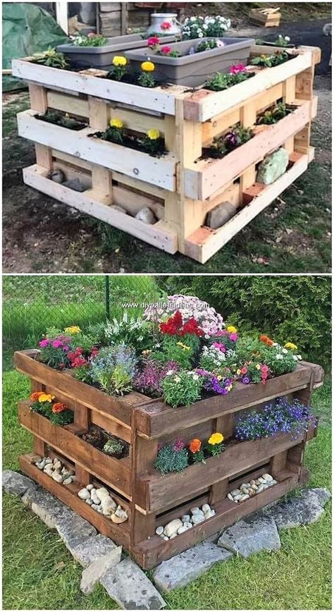 How To Make Most Amazing Square Diy Vegetable And Flower Beds With Old