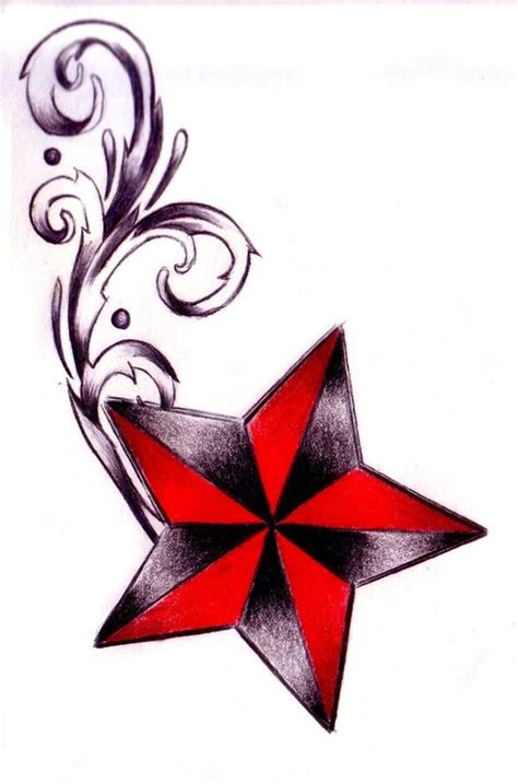 Nautical Star By Daelin Reid On Deviantart Star Tattoo Designs