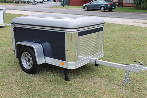 Enclosed Aluminum Motorcycle Trailer