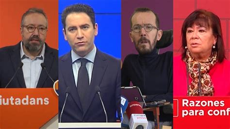 Reacciones De Los Partidos Políticos Al Discurso Del Rey Público Tv