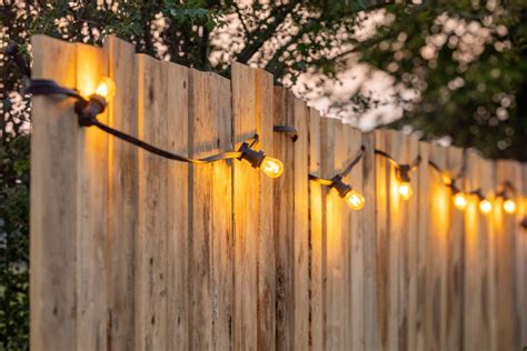 How To Hang String Lights On Fence Storables